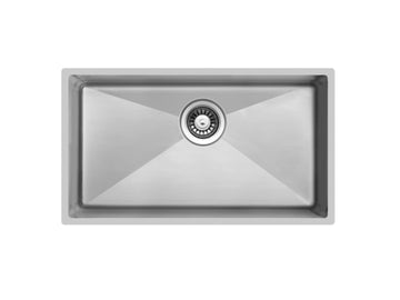 30 inch Stainless Steel Undermount Large Single Bowl kitchen Sink - Pro 30 - Sink Depot